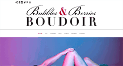 Desktop Screenshot of bubblesberriesboudoir.com